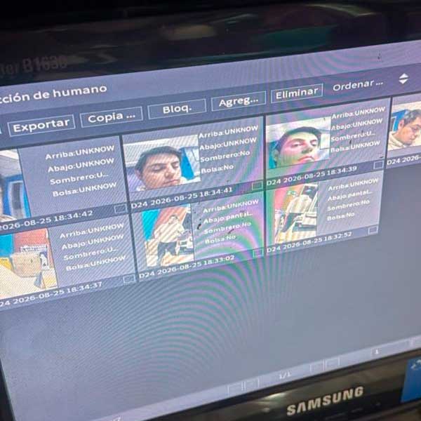 CCTV con reconocimiento facial